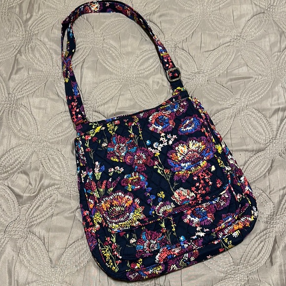 Vera Bradley Bags Vera Bradley Midnight Wildflowers Mailbag